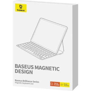 Hurtownia GSM - Magnetické pouzdro s klávesnicí Baseus Brilliance Apple iPad Air 10.9 2020/2022 (4. a 5. generace) / iPad Air 11 2024 (6. generace) (černé) - BSU4597 - {ean13} - Hurt