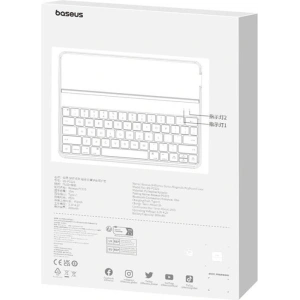 Hurtownia GSM - Magnetické pouzdro s klávesnicí Baseus Brilliance Apple iPad Air 10.9 2020/2022 (4. a 5. generace) / iPad Air 11 2024 (6. generace) (černé) - BSU4597 - {ean13} - Hurt
