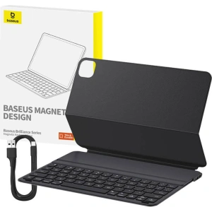 Hurtownia GSM - Magnetické pouzdro s klávesnicí Baseus Brilliance Apple iPad Pro 12.9 2020/2021/2022 (4., 5. a 6. generace) (černé) - BSU4598 - {ean13} - Hurt
