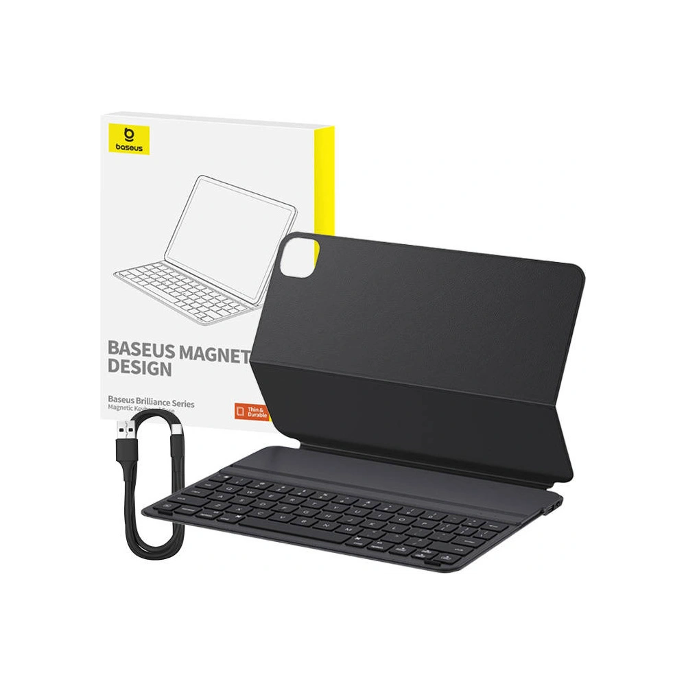 Hurtownia GSM - Mágneses tok billentyűzettel Baseus Brilliance Apple iPad Pro 12.9 2020/2021/2022 (4., 5. és 6. generáció) (fekete) - BSU4598 - {ean13} - Hurt