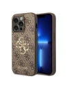 Etui Guess GUHCP15X4GMGBR Apple iPhone 15 Pro Max keménytok 4G Nagy Fém Logó barna/brown