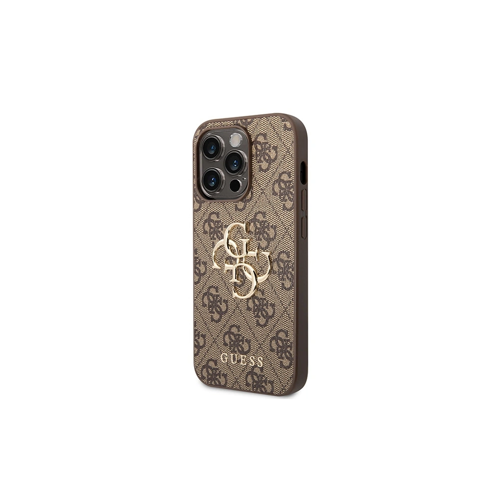 Hurtownia GSM - Etui Guess GUHCP15X4GMGBR Apple iPhone 15 Pro Max keménytok 4G Nagy Fém Logó barna/brown - GUE2925 - {ean13} - Hurt