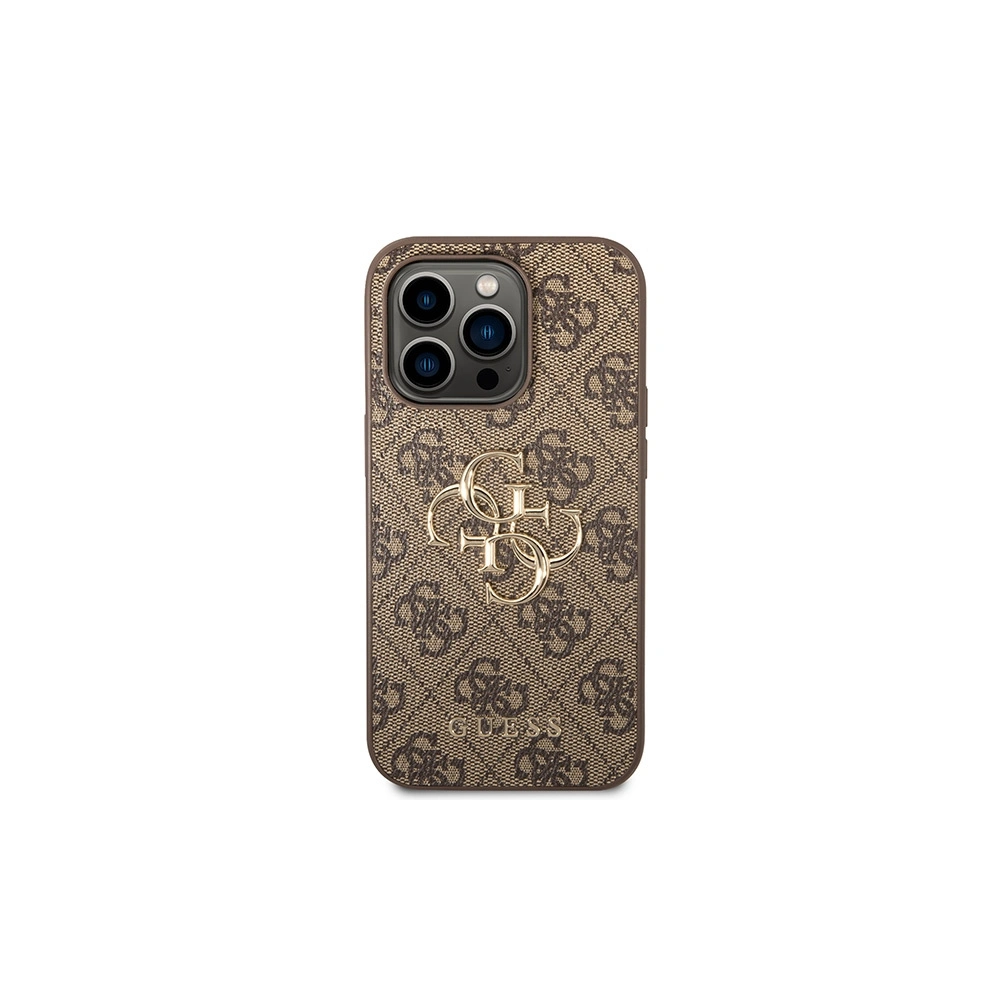 Hurtownia GSM - Etui Guess GUHCP15X4GMGBR Apple iPhone 15 Pro Max keménytok 4G Nagy Fém Logó barna/brown - GUE2925 - {ean13} - Hurt