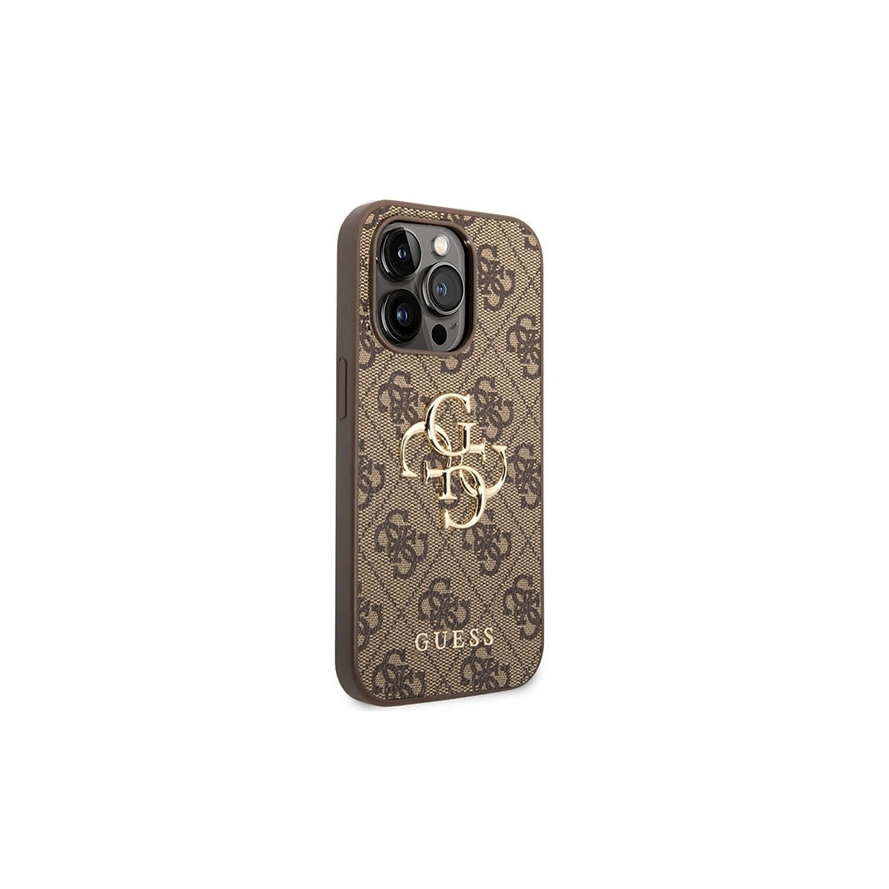 Hurtownia GSM - Etui Guess GUHCP15X4GMGBR Apple iPhone 15 Pro Max keménytok 4G Nagy Fém Logó barna/brown - GUE2925 - {ean13} - Hurt