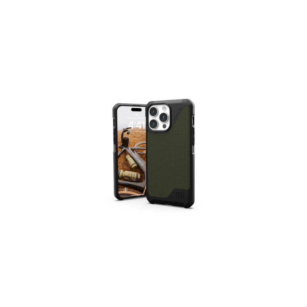 Hurtownia GSM - Etui UAG Urban Armor Gear Metropolis LT MagSafe Apple iPhone 15 Pro Max (kevlar olívazöld) - UAG1265 - {ean13} - Hurt