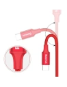 Hurtownia GSM - Kabel USB-C z podświetleniem LED Baseus Rapid 2m 2A (czerwony) - BSU397RED - {ean13} - Hurt