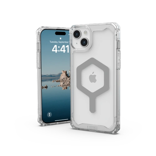 Etui UAG Urban Armor Gear Plyo Apple iPhone 15 Plus / 14 Plus MagSafe (ice-silver)