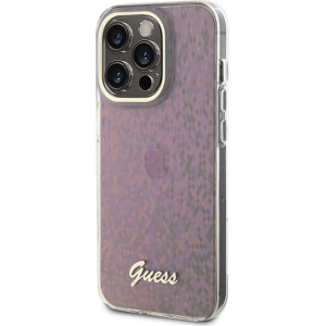 Hurtownia GSM - Etui Guess GUHCP15XHDECMP Apple iPhone 15 Pro Max hardcase IML Faceted Mirror Disco Iridescent różowy/pink - GUE2926 - {ean13} - Hurt
