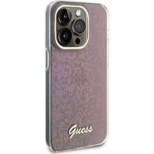 Hurtownia GSM - Etui Guess GUHCP15XHDECMP Apple iPhone 15 Pro Max hardcase IML Faceted Mirror Disco Iridescent růžový/pink - GUE2926 - {ean13} - Hurt