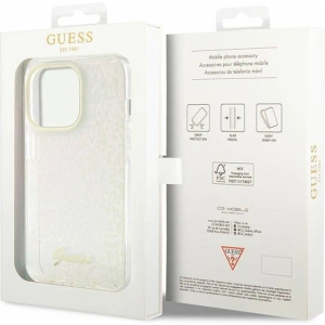 Wholesale Guess GUHCP15XHDECMP Apple iPhone 15 Pro Max hardcase IML Faceted Mirror Disco Iridescent pink - GUE2926 - {ean13} - Hurt