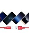 Hurtownia GSM - Kabel USB-C z podświetleniem LED Baseus Rapid 2m 2A (czerwony) - BSU397RED - {ean13} - Hurt