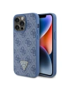 Hurtownia GSM - Etui Guess GUHCP15XP4TDPB Apple iPhone 15 Pro Max hardcase Leather 4G Triangle Strass niebieski/blue - GUE2928 - {ean13} - Hurt