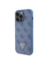 Hurtownia GSM - Etui Guess GUHCP15XP4TDPB Apple iPhone 15 Pro Max hardcase kožené 4G Triangle Strass modré/blue - GUE2928 - {ean13} - Hurt