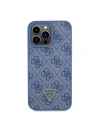 Hurtownia GSM - Etui Guess GUHCP15XP4TDPB Apple iPhone 15 Pro Max hardcase kožené 4G Triangle Strass modré/blue - GUE2928 - {ean13} - Hurt