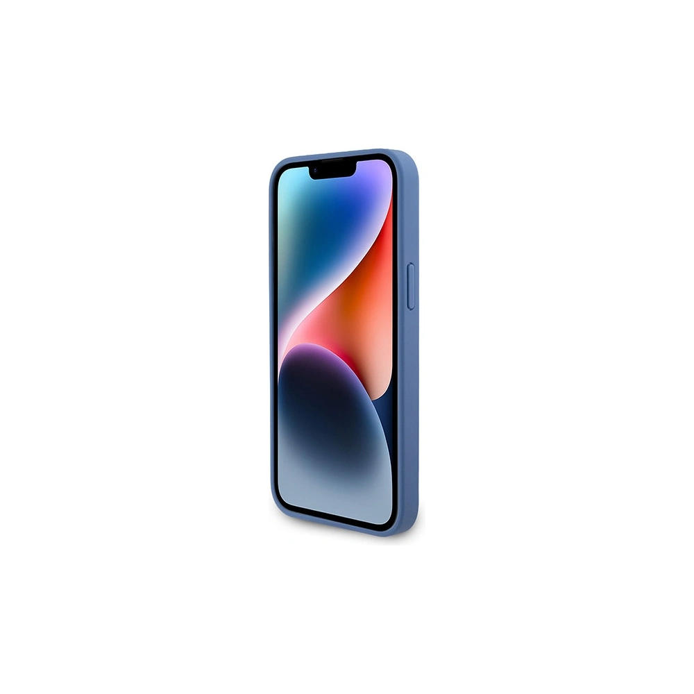 Hurtownia GSM - Etui Guess GUHCP15XP4TDPB Apple iPhone 15 Pro Max hardcase kožené 4G Triangle Strass modré/blue - GUE2928 - {ean13} - Hurt