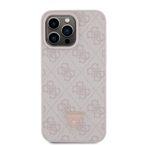 Hurtownia GSM - Etui Guess GUHCP15XP4TDPP Apple iPhone 15 Pro Max hardcase Leather 4G Diamond Triangle růžový/pink - GUE2929 - {ean13} - Hurt