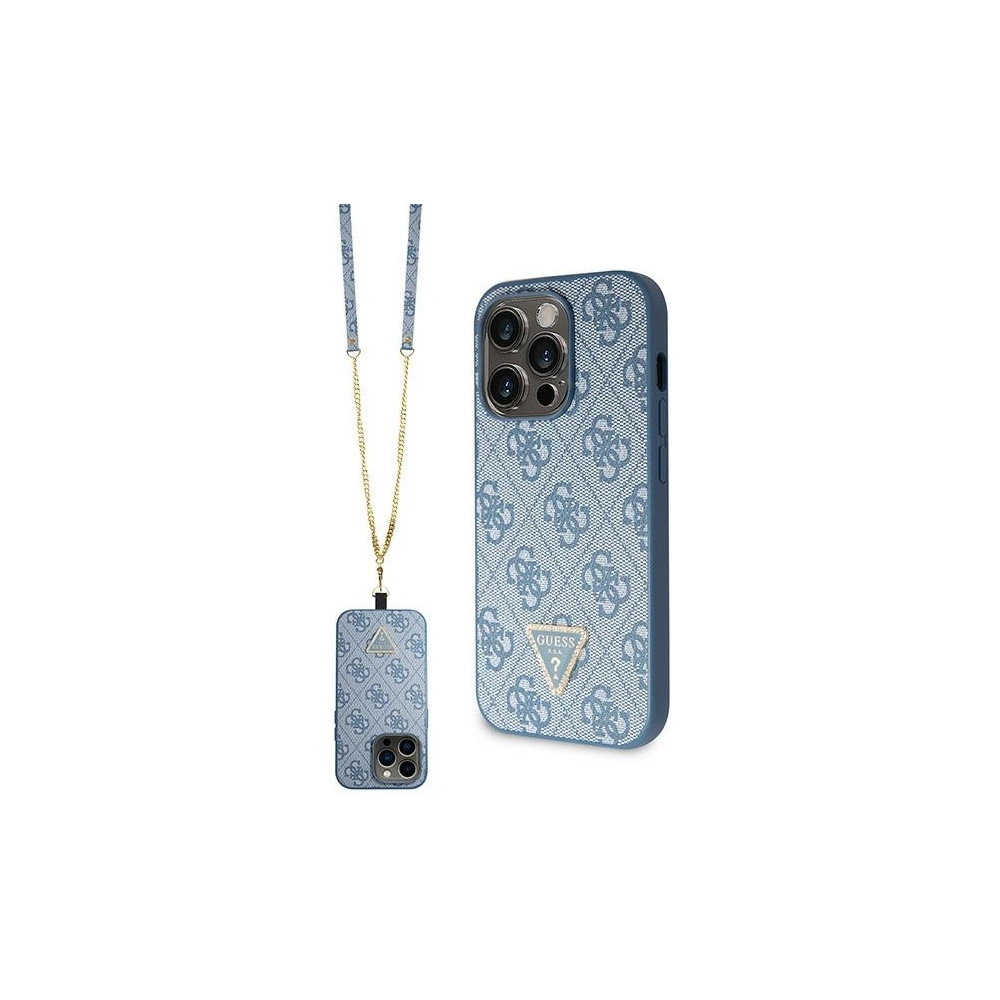 Hurtownia GSM - Etui Guess GUHCP15XP4TDSCPB Apple iPhone 15 Pro Max hardcase Crossbody 4G Metal Logo niebieski/blue - GUE2930 - {ean13} - Hurt