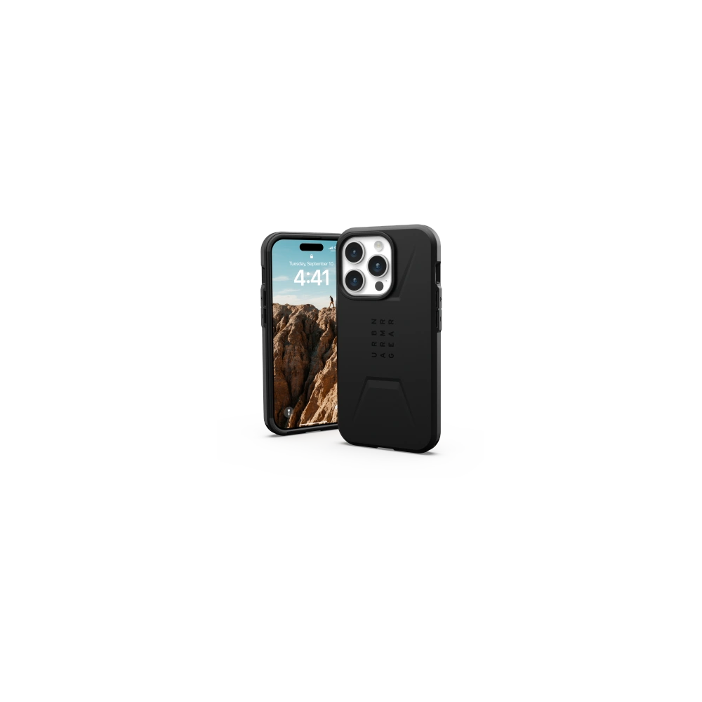 Hurtownia GSM - Etui UAG Urban Armor Gear Civilian MagSafe Apple iPhone 15 Pro (černé) - UAG1278 - {ean13} - Hurt