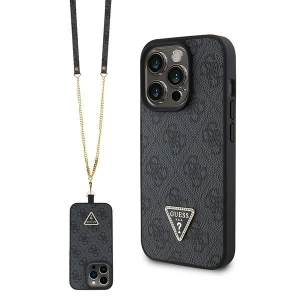 Hurtownia GSM - Etui Guess GUHCP15XP4TDSCPK Apple iPhone 15 Pro Max kemény tok Crossbody 4G Fém Logó fekete/black - GUE2931 - {ean13} - Hurt