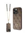 Hurtownia GSM - Etui Guess GUHCP15XP4TDSCPW Apple iPhone 15 Pro Max hardcase Crossbody 4G Metal Logo brązowy/brown - GUE2933 - {ean13} - Hurt