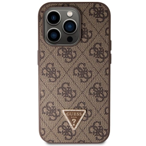 Hurtownia GSM - Etui Guess GUHCP15XP4TDSCPW Apple iPhone 15 Pro Max hardcase Crossbody 4G Metal Logo brązowy/brown - GUE2933 - {ean13} - Hurt