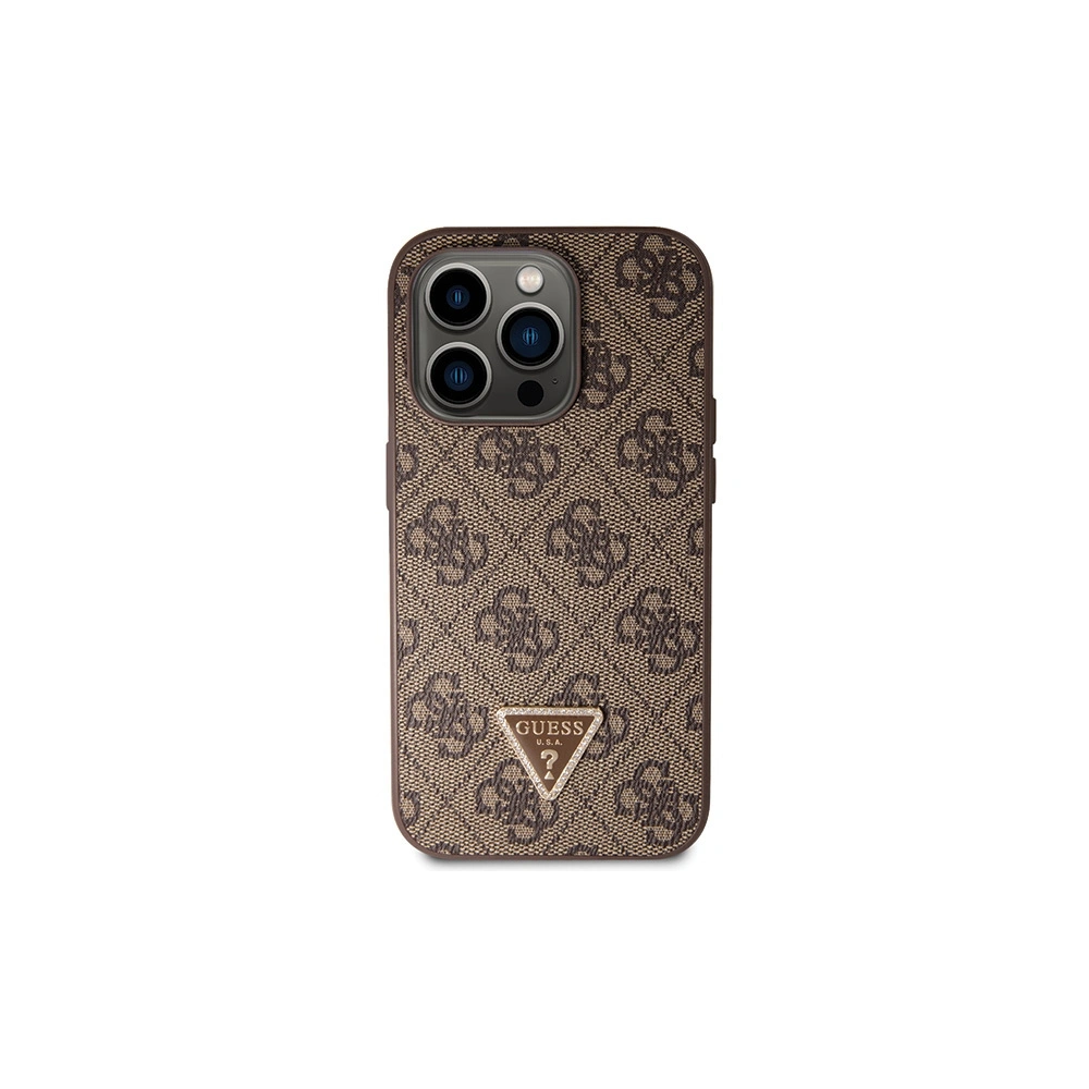 Hurtownia GSM - Etui Guess GUHCP15XP4TDSCPW Apple iPhone 15 Pro Max hardcase Crossbody 4G Metal Logo brązowy/brown - GUE2933 - {ean13} - Hurt