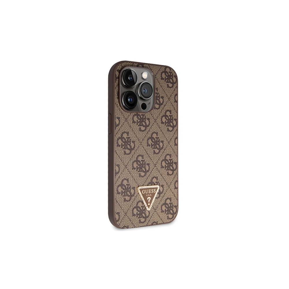 Hurtownia GSM - Etui Guess GUHCP15XP4TDSCPW Apple iPhone 15 Pro Max hardcase Crossbody 4G Metal Logo brązowy/brown - GUE2933 - {ean13} - Hurt
