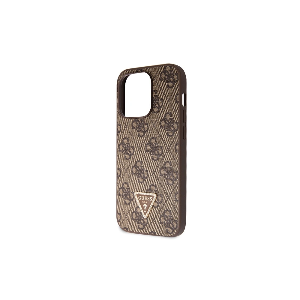 Wholesale Guess GUHCP15XP4TDSCPW Apple iPhone 15 Pro Max hardcase Crossbody 4G Metal Logo brown - GUE2933 - {ean13} - Hurt