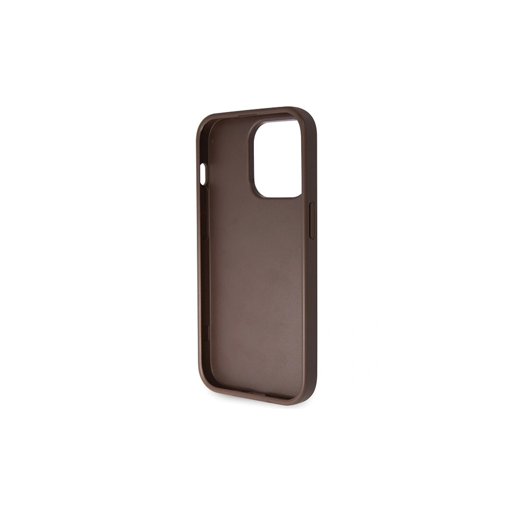 Wholesale Guess GUHCP15XP4TDSCPW Apple iPhone 15 Pro Max hardcase Crossbody 4G Metal Logo brown - GUE2933 - {ean13} - Hurt