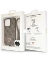 Hurtownia GSM - Etui Guess GUHCP15XP4TDSCPW Apple iPhone 15 Pro Max hardcase Crossbody 4G Metal Logo brązowy/brown - GUE2933 - {ean13} - Hurt