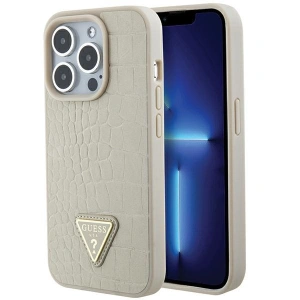 Hurtownia GSM - Etui Guess GUHCP15XPCRTHCD Apple iPhone 15 Pro Max hardcase Croco Triangle Metal Logo auriu/gold - GUE2934 - {ean13} - Hurt