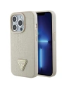 Etui Guess GUHCP15XPCRTHCD Apple iPhone 15 Pro Max hardcase Croco Triangle Metal Logo złoty/gold