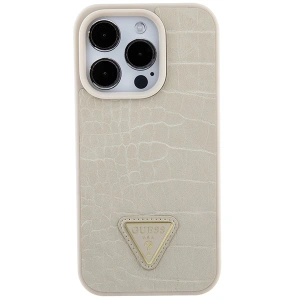 Hurtownia GSM - Etui Guess GUHCP15XPCRTHCD Apple iPhone 15 Pro Max hardcase Croco Triangle Metal Logo auriu/gold - GUE2934 - {ean13} - Hurt