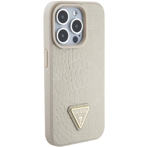 Hurtownia GSM - Etui Guess GUHCP15XPCRTHCD Apple iPhone 15 Pro Max hardcase Croco Triangle Metal Logo auriu/gold - GUE2934 - {ean13} - Hurt