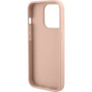 Wholesale Guess GUHCP15XPCRTHCP Apple iPhone 15 Pro Max hardcase Croco Triangle Metal Logo pink - GUE2935 - {ean13} - Hurt