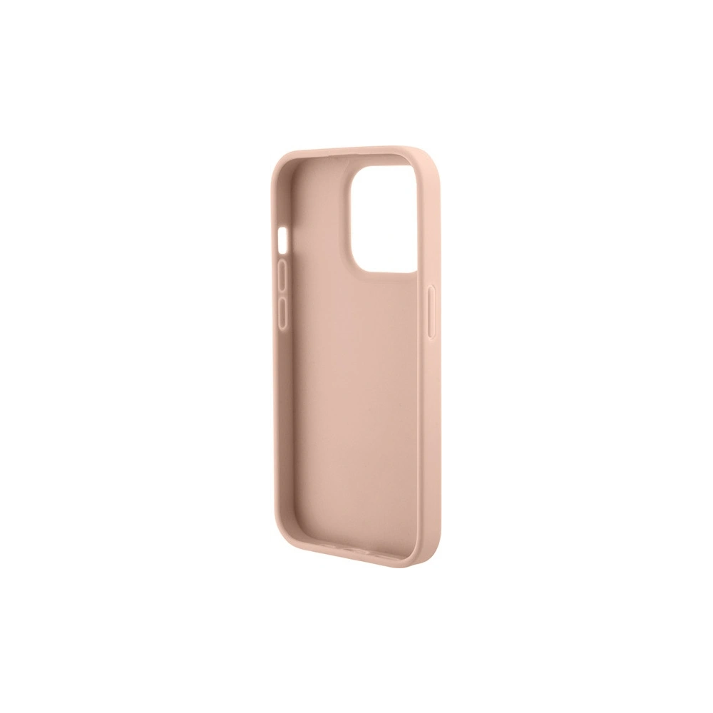 Wholesale Guess GUHCP15XPCRTHCP Apple iPhone 15 Pro Max hardcase Croco Triangle Metal Logo pink - GUE2935 - {ean13} - Hurt