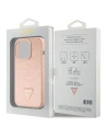 Wholesale Guess GUHCP15XPCRTHCP Apple iPhone 15 Pro Max hardcase Croco Triangle Metal Logo pink - GUE2935 - {ean13} - Hurt