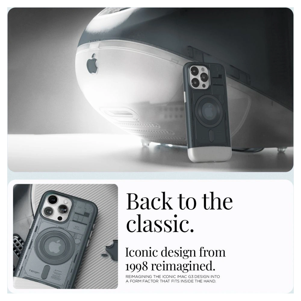 Hurtownia GSM - Case Spigen Classic C1 Mag MagSafe Apple iPhone 15 Pro Graphit - SPN3096 - {ean13} - Hurt