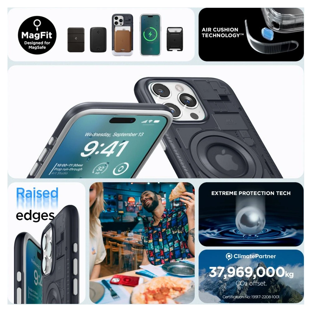 Hurtownia GSM - Etui Spigen Classic C1 Mag MagSafe Apple iPhone 15 Pro Graphit - SPN3096 - {ean13} - Hurt