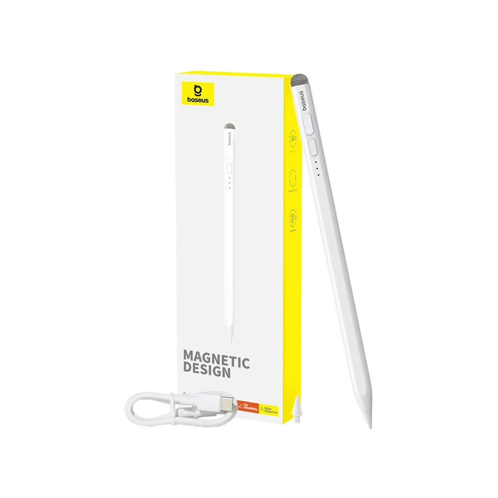 Wholesale Baseus Smooth Writing Series stylus active/passive version (White) - BSU4599 - {ean13} - Hurt