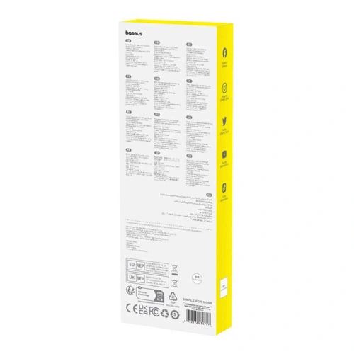 Rysik Baseus Smooth Writing Series wersja aktywno/pasywna (Biały)