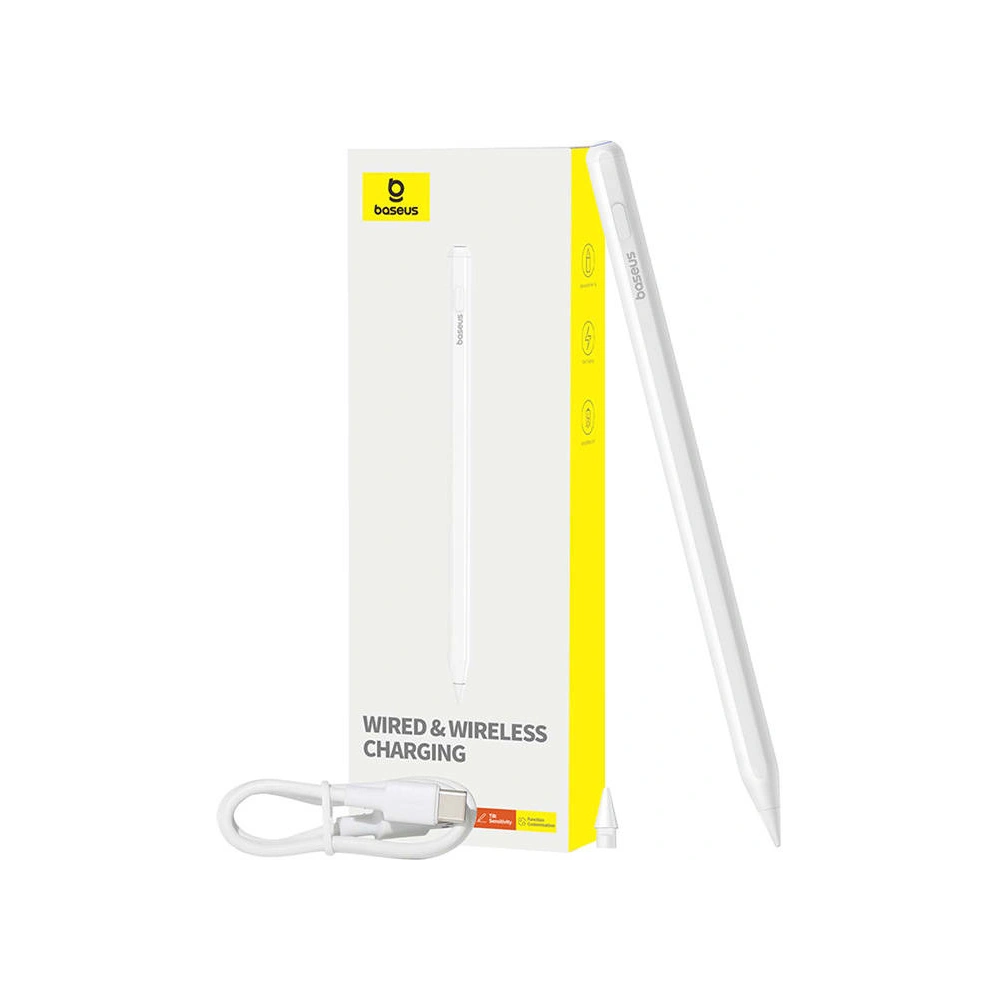 Hurtownia GSM - Rheing Baseus Smooth Writing Series mit kabelloser und kabelgebundener Aufladung (Weiß) - BSU4602 - {ean13} - Hurt