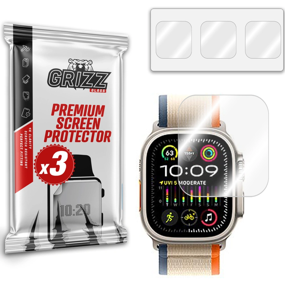 Hurtownia GSM - Folia hydrożelowa GrizzGlass Hydrofilm do Apple Watch Ultra 2 - GRZ6754 - {ean13} - Hurt
