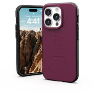 Etui UAG Urban Armor Gear Civilian MagSafe Apple iPhone 15 Pro (bordeaux)
