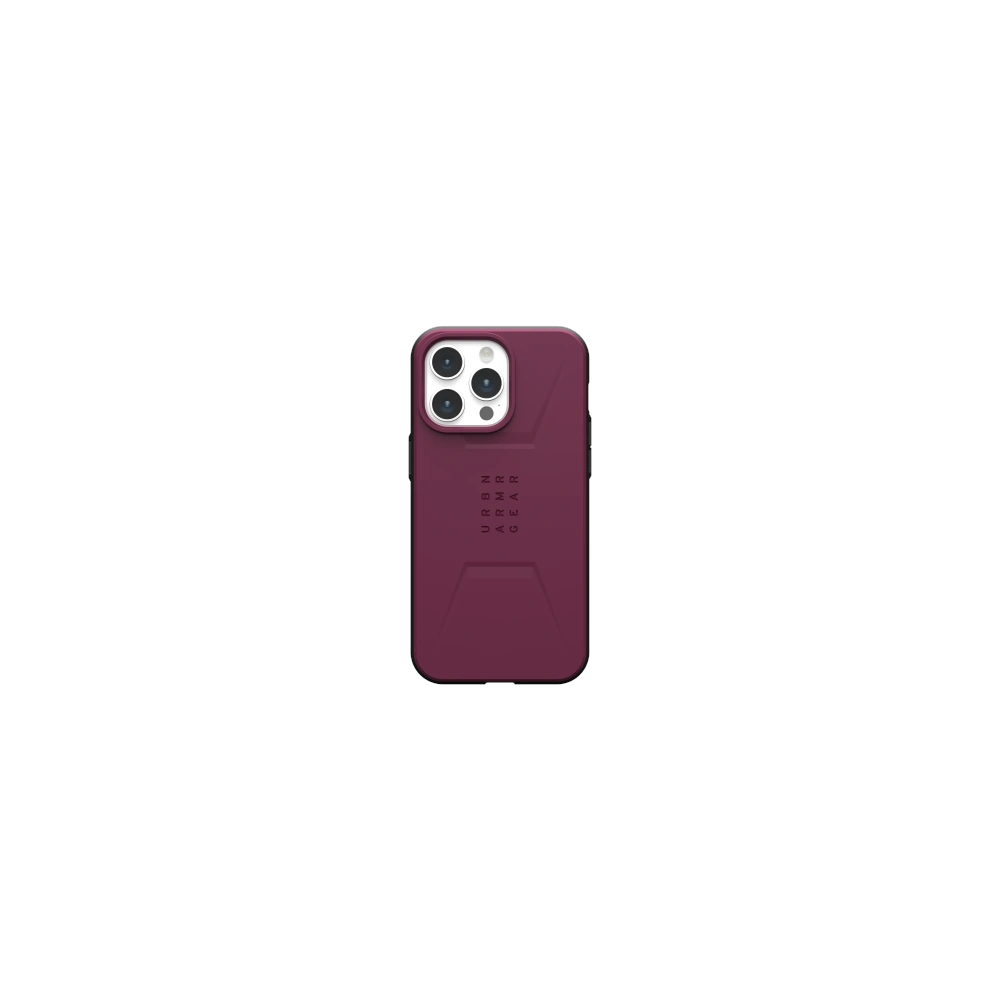 Hurtownia GSM - Etui UAG Urban Armor Gear Civilian MagSafe Apple iPhone 15 Pro Max (bordó) - UAG1287 - {ean13} - Hurt