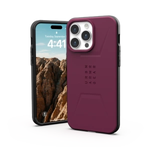 Hurtownia GSM - Case UAG Urban Armor Gear Civilian MagSafe Apple iPhone 15 Pro Max (bordeaux) - UAG1287 - {ean13} - Hurt