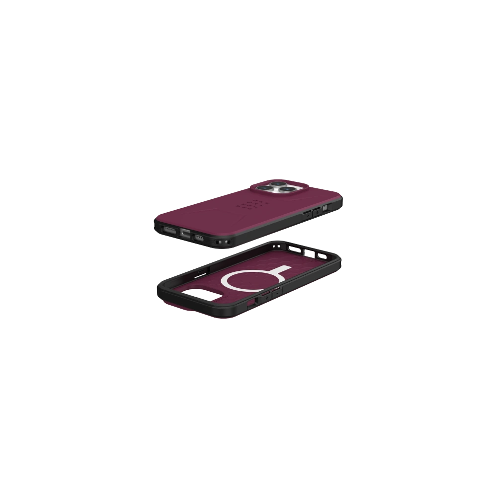 Wholesale UAG Urban Armor Gear Civilian MagSafe Apple iPhone 15 Pro Max (bordeaux) - UAG1287 - {ean13} - Hurt