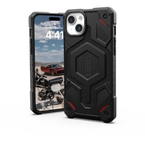 Etui UAG Urban Armor Gear Monarch Apple iPhone 15 Plus / 14 Plus (kevlar černá)