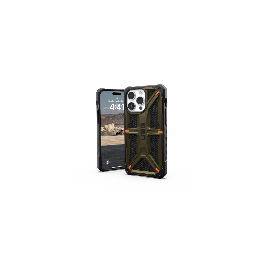 Hurtownia GSM - Etui UAG Urban Armor Gear Monarch Apple iPhone 15 Pro Max (kevlar elem zöld) - UAG1293 - {ean13} - Hurt
