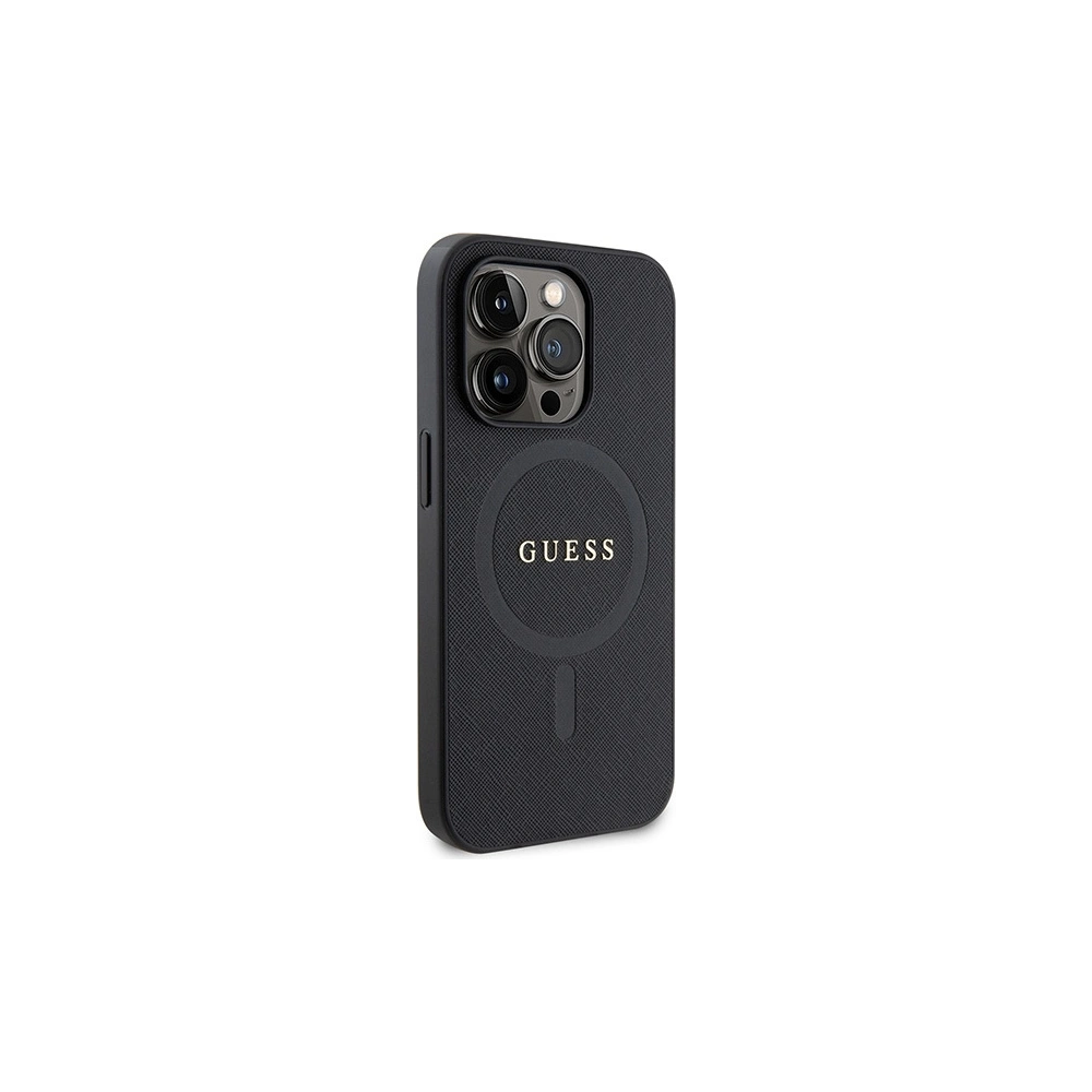 Wholesale Guess GUHMP15LPSAHMCK Apple iPhone 15 Pro hardcase Saffiano MagSafe black - GUE2938 - {ean13} - Hurt